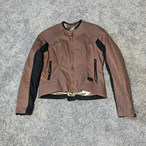 Roland Sands Designs RSD Jett Jacket Motorcycle Textile Brown - Women's Large - Picture 1 of 7